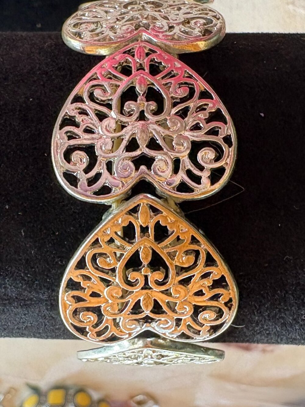 Filigree Link Stretch Bracelet